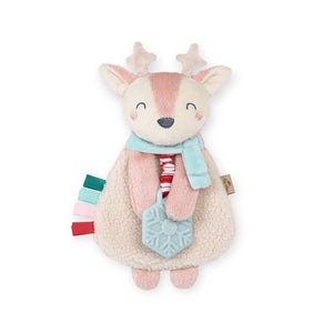 *NEW* Itzy Lovey™ Holiday Pink Reindeer Plush + Teether Toy
