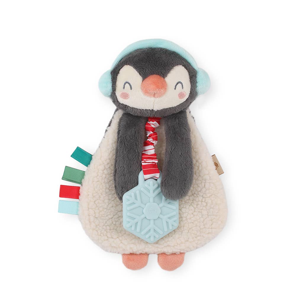 *NEW* Itzy Lovey™ Holiday Penguin Plush + Teether Toy