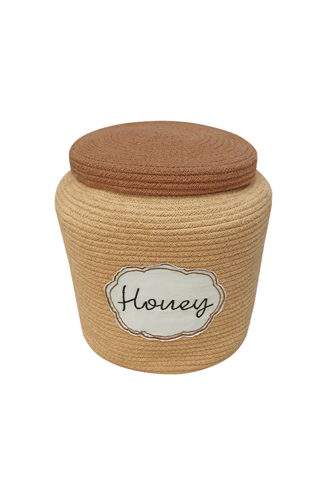 Basket Honey Pot