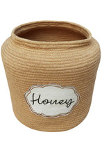 Load image into Gallery viewer, Basket Honey Pot
