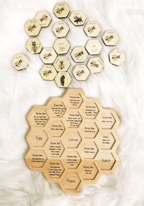 Honey Bee Puzzle - Things They Love