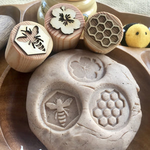 Bee Play Dough Stamps - Things They Love