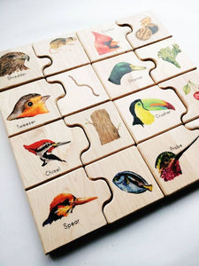 Bird Beak Puzzle - Things They Love