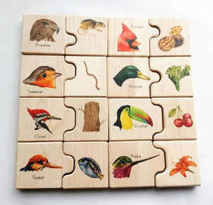 Bird Beak Puzzle - Things They Love