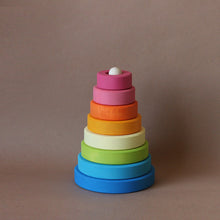 Load image into Gallery viewer, Rainbow Stacking Pyramid - Things They Love
