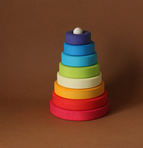 Rainbow Stacking Pyramid - Things They Love