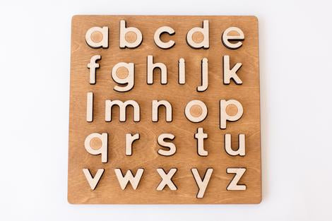 Chunky Lowercase Alphabet Puzzle