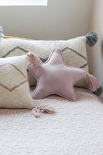 Load image into Gallery viewer, Knitted Cushion Twinkle Star Pink Pearl
