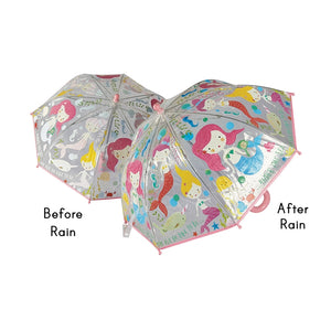 Colour Changing Umbrella - Mermaid Transparent