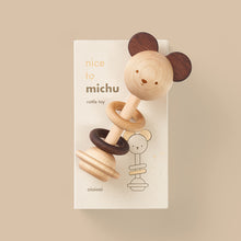 Load image into Gallery viewer, Nice to Michu Baby Rattle
