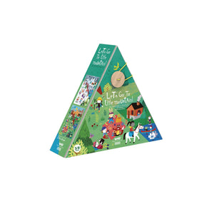 Puzzle - Let's Go to the Mountain (36pcs )- Reversible