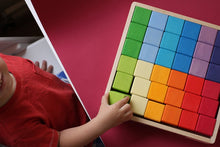 Load image into Gallery viewer, Rainbow Wooden Blocks - Things They Love
