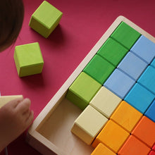 Load image into Gallery viewer, Rainbow Wooden Blocks - Things They Love
