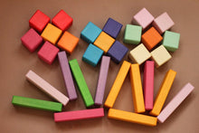 Load image into Gallery viewer, Rainbow Bricks &amp; Blocks Set - Things They Love
