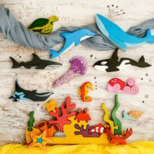 Load image into Gallery viewer, Wooden Coral Reef Puzzle - Things They Love
