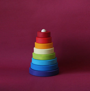 Rainbow Stacking Pyramid - Things They Love