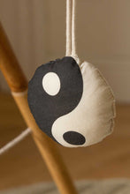 Load image into Gallery viewer, Set of 3 Rattle Toy Hangers - Panda, Bamboo Leaf, Yin-Yang
