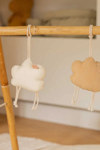 Set of 3 Rattle Toy Hangers - Sheep