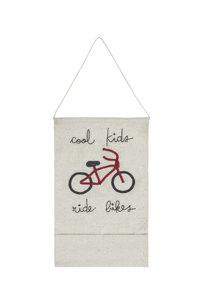Wall Pocket Hanging Cook Kids Ride Bikes