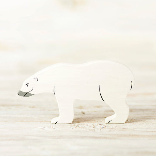 Wooden Polar Bear