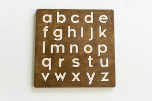 Lowercase Alphabet Puzzle - Things They Love