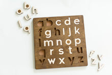 Load image into Gallery viewer, Lowercase Alphabet Puzzle - Things They Love
