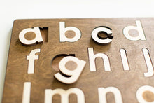 Load image into Gallery viewer, Lowercase Alphabet Puzzle - Things They Love
