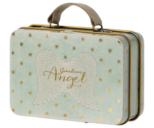 Load image into Gallery viewer, Angel Mouse in Suitcase- Maileg
