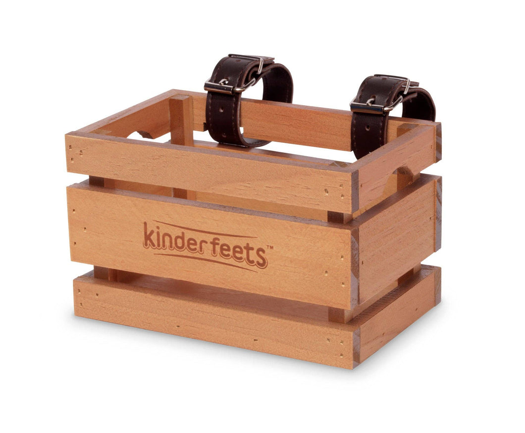 Kinderfeets Wooden Bike Crate For Classic, Retro & Tiny Tot