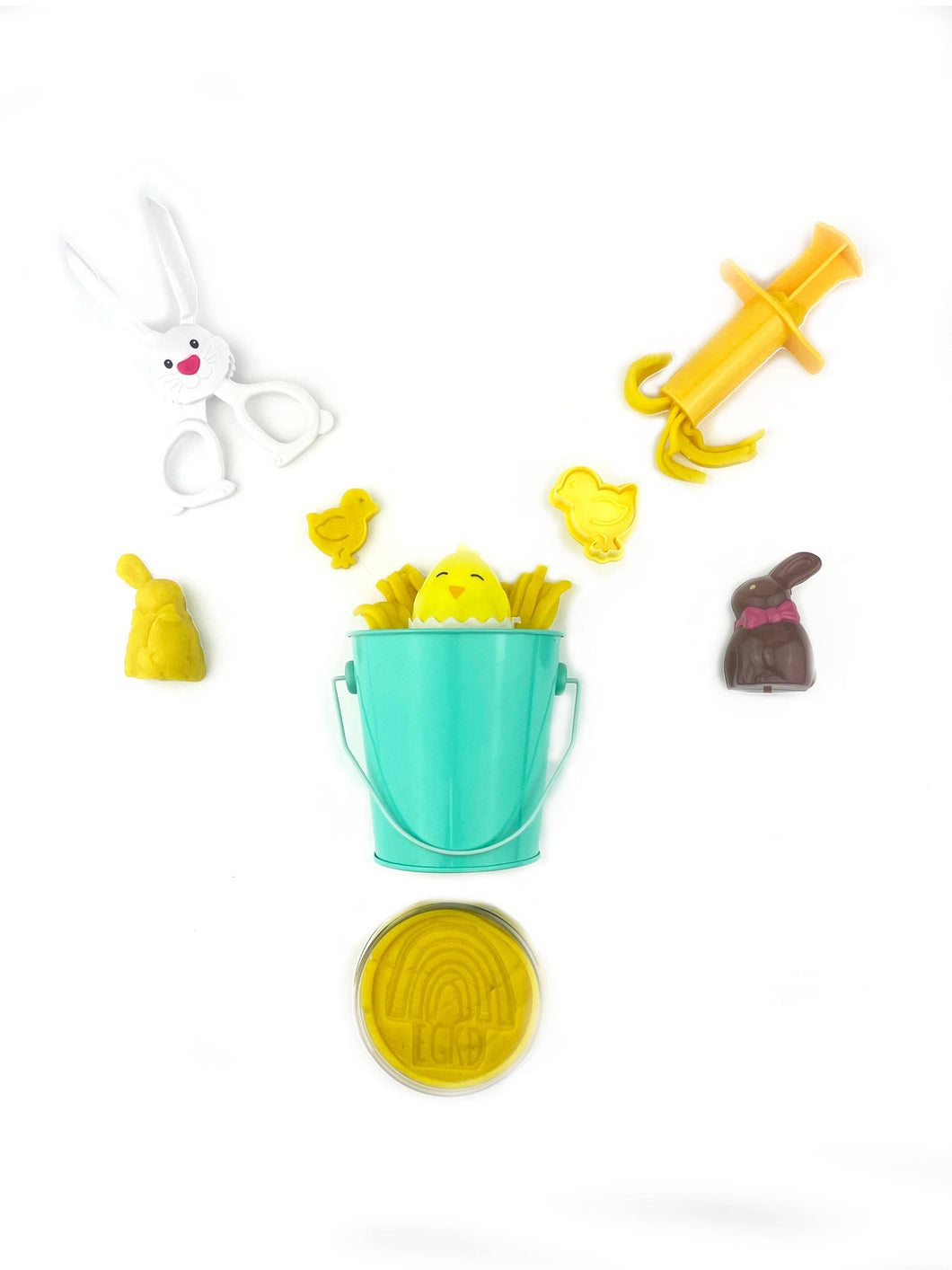 Easter Toddler Friendly Play Dough Basket (Ages 12 Months+)