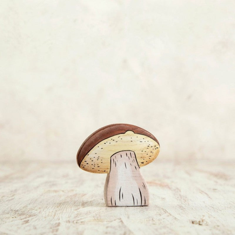 Wooden Brown Cap Mushroom
