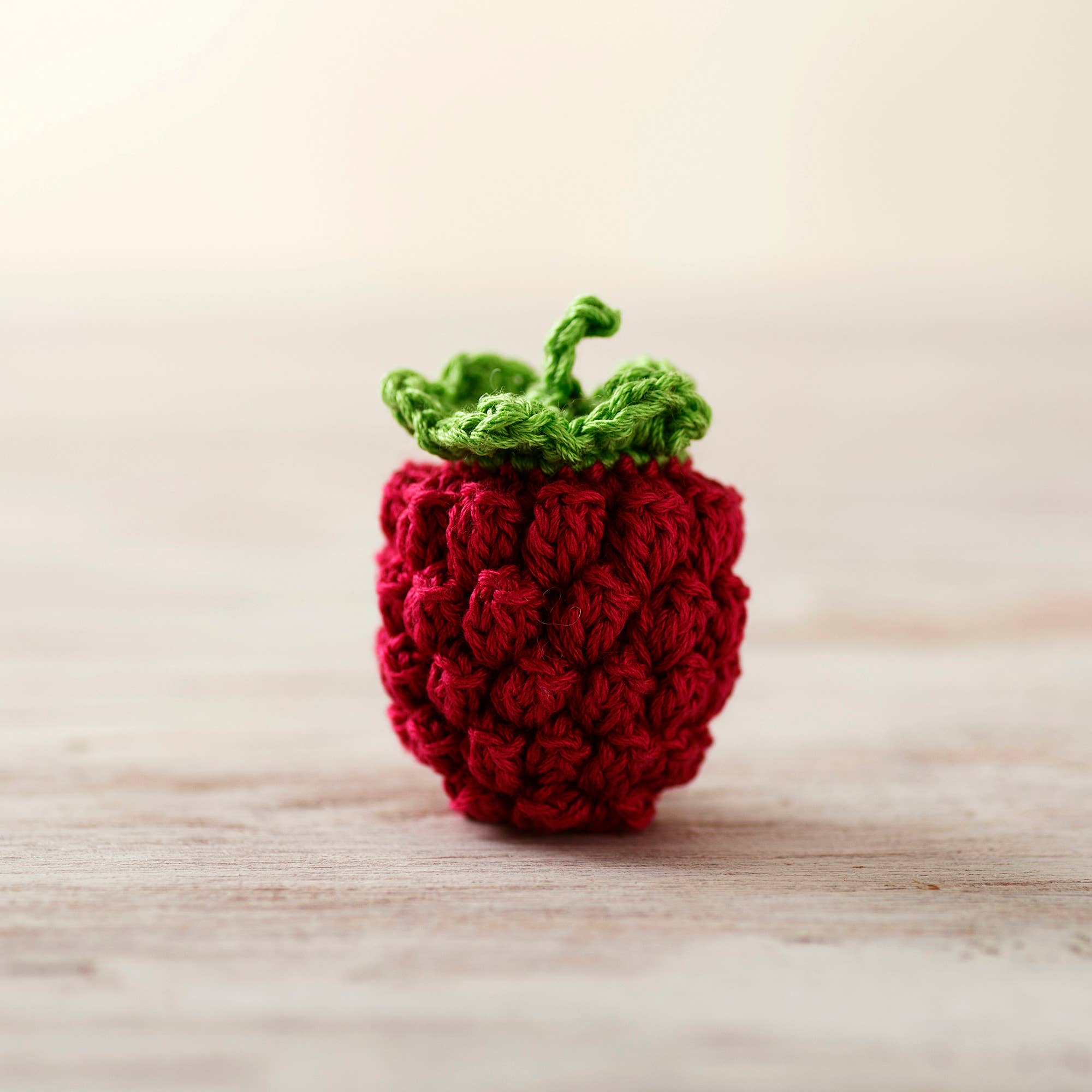 Crocheted Blueberries and Raspberries