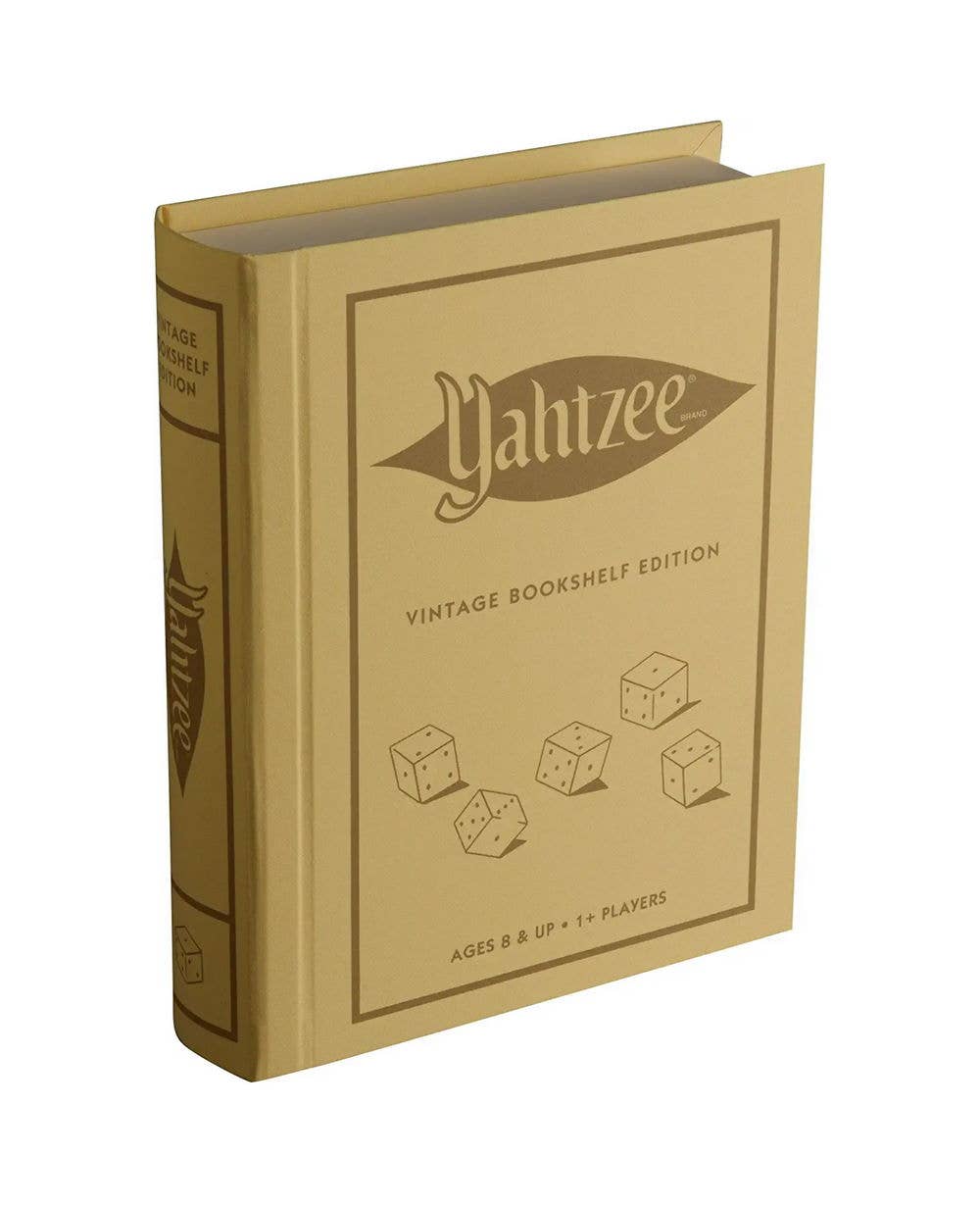 Yahtzee Game Vintage Bookshelf Edition