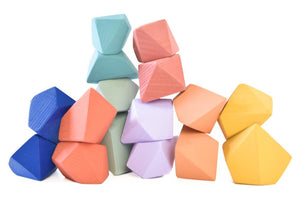 Confetti | 16 Set of Rock Blocks - Things They Love