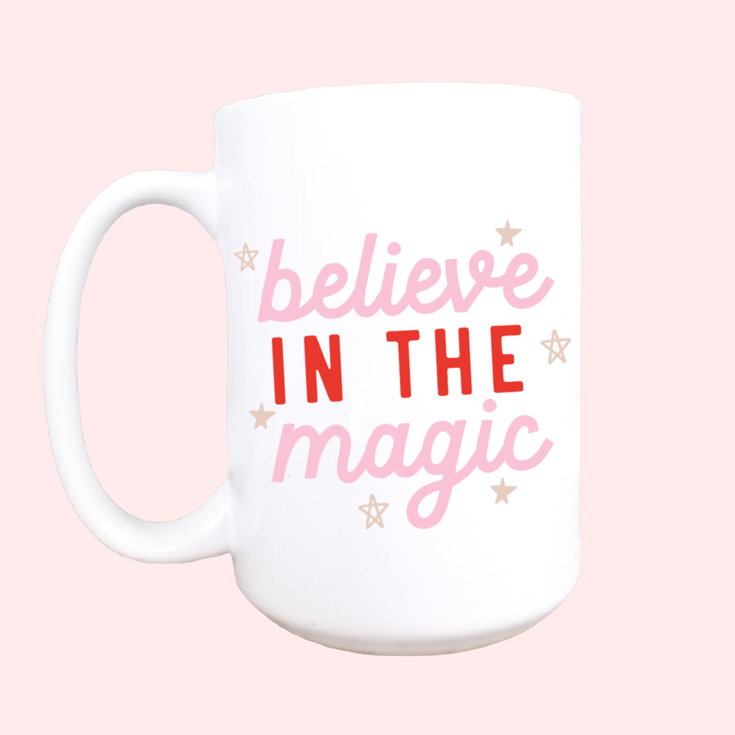 Believe in the magic mug, Christmas mug, Christmas decor