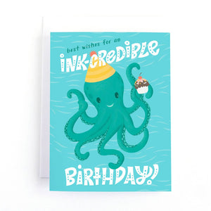 Best wishes for an Ink-credible Birthday! Kids Birthday Card