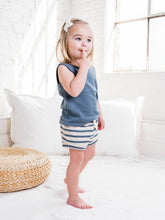 Load image into Gallery viewer, Havana Shorts - Thistle Stripe / Harbor
