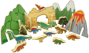 THE FRECKLED FROG Happy Architect Dinosaurs set of 22