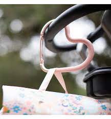Oh My Heart Stroller Hook in Blush/Rose Gold