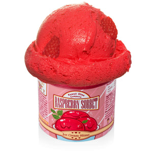 Raspberry Sorbet Scented Ice Cream Pint Slime -
