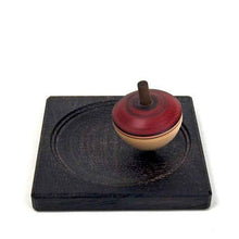 Load image into Gallery viewer, Small Board for Spinning Tops, Ebonized Oak
