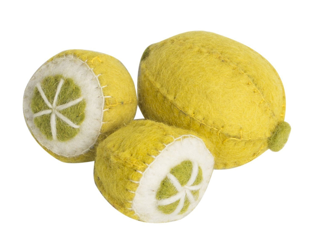 Felt Lemons (3 pc)