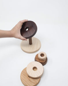 The Montessori 6 Ring Stacker - Things They Love