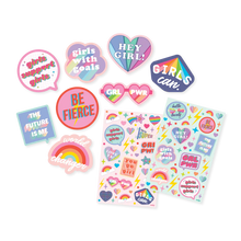 Load image into Gallery viewer, GRL PWR Scented Stickers- 10 pc
