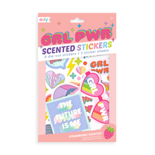 Load image into Gallery viewer, GRL PWR Scented Stickers- 10 pc

