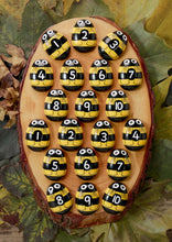 Load image into Gallery viewer, Honey Bee Number Stones
