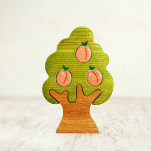 Wooden Peach Tree - Without Stand