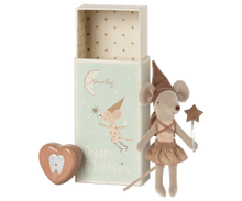 Load image into Gallery viewer, Tooth Fairy Mouse in Matchbox - Rose
