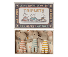 Load image into Gallery viewer, Triplets, Baby Mice in Matchbox
