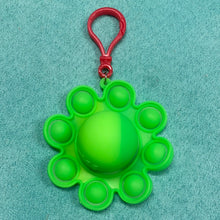 Load image into Gallery viewer, Reversible Octopus Pop It Keychain
